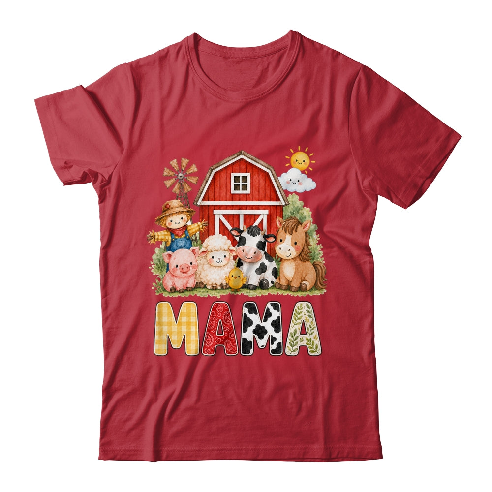 Mama Farm Cow 1St Birthday Girl Boy Matching Family Shirt & Hoodie | teecentury