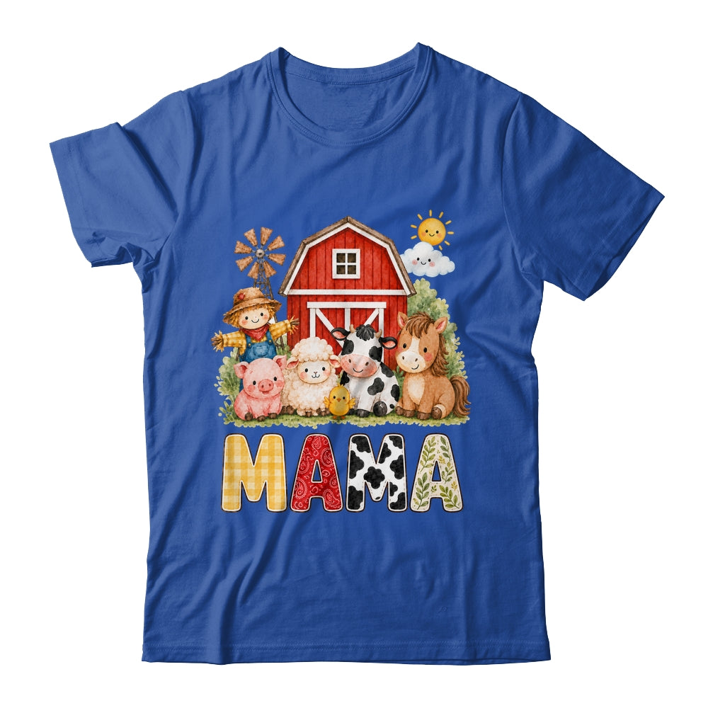 Mama Farm Cow 1St Birthday Girl Boy Matching Family Shirt & Hoodie | teecentury