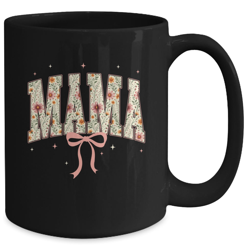 Mama Floral Boho Flower Wildflower Mom Design Mothers Day Mug | teecentury