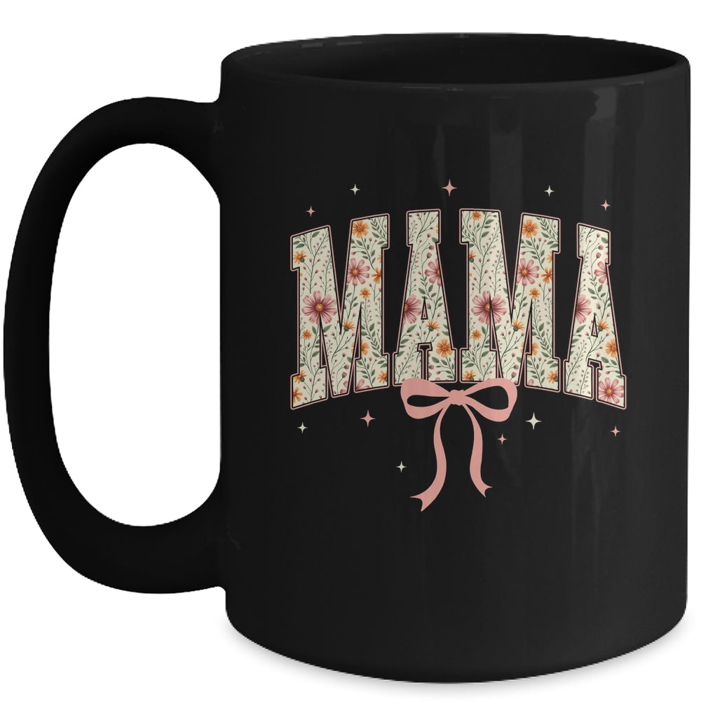 Mama Floral Boho Flower Wildflower Mom Design Mothers Day Mug | teecentury