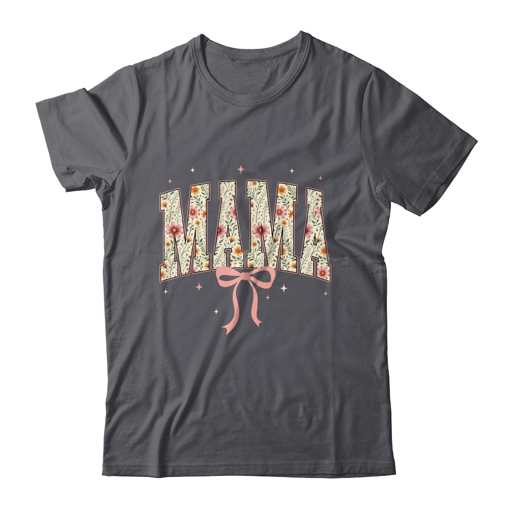 Mama Floral Boho Flower Wildflower Mom Design Mothers Day Shirt & Tank Top | teecentury