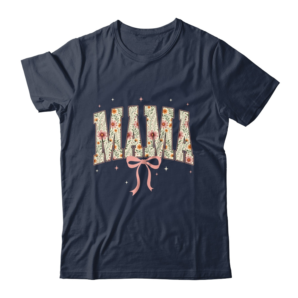 Mama Floral Boho Flower Wildflower Mom Design Mothers Day Shirt & Tank Top | teecentury