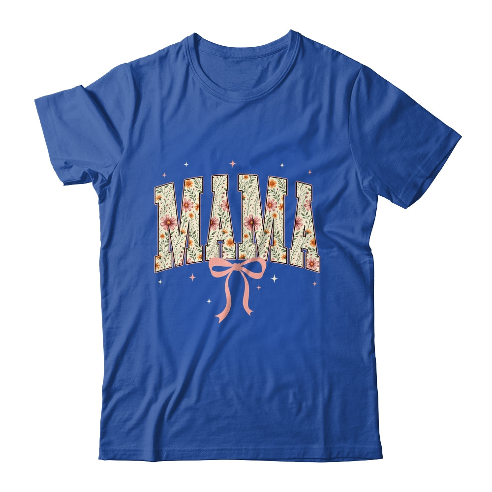 Mama Floral Boho Flower Wildflower Mom Design Mothers Day Shirt & Tank Top | teecentury