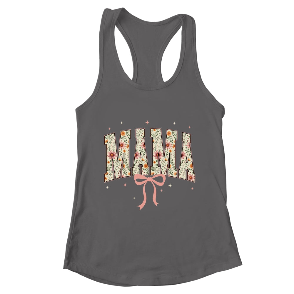 Mama Floral Boho Flower Wildflower Mom Design Mothers Day Shirt & Tank Top | teecentury
