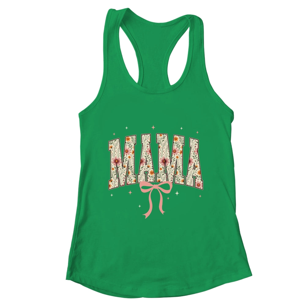 Mama Floral Boho Flower Wildflower Mom Design Mothers Day Shirt & Tank Top | teecentury