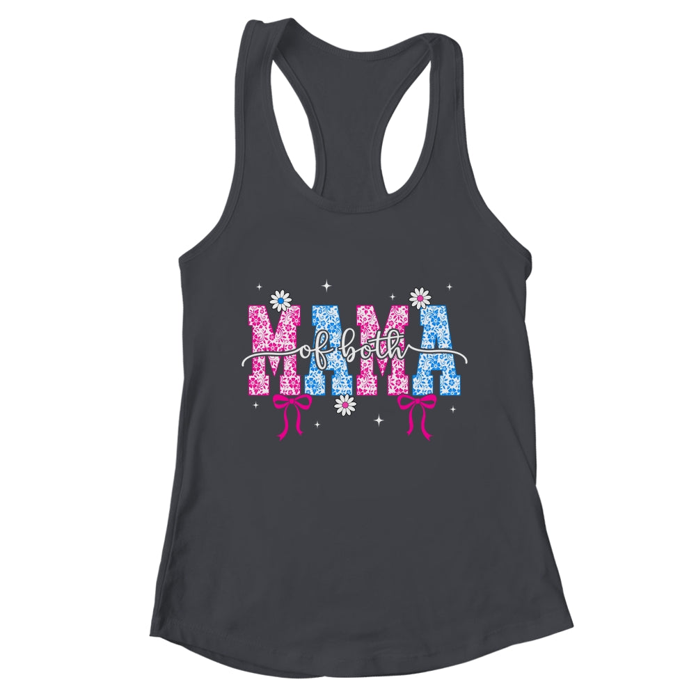Mama Of Both Coquette Mom Of Both Mother Of Boys And Girls Shirt & Tank Top | teecentury