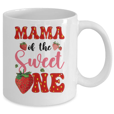 Mama Of Sweet One Strawberry Frist 1st Birthday Girl Mug | teecentury