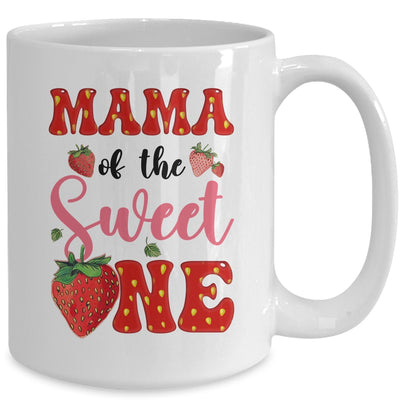 Mama Of Sweet One Strawberry Frist 1st Birthday Girl Mug | teecentury