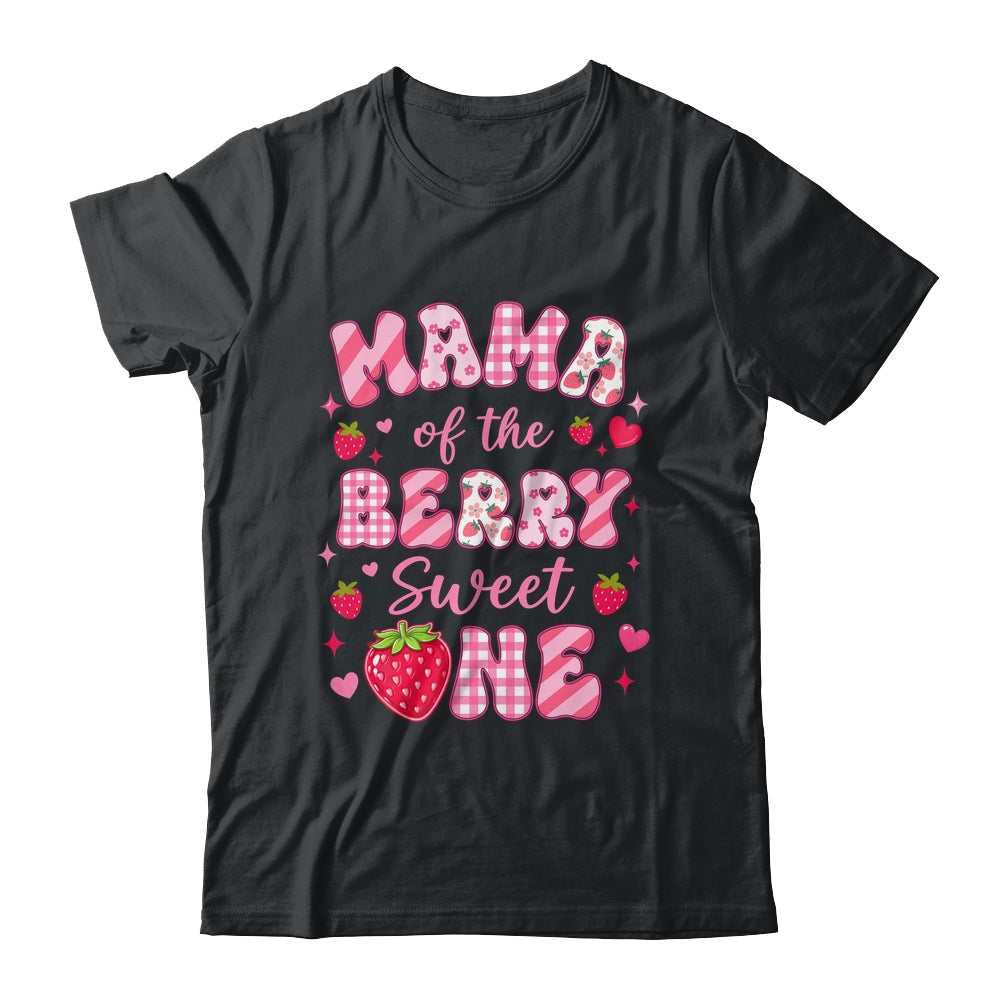 Mama Of The Berry Sweet One Strawberry First Birthday Shirt & Hoodie | teecentury