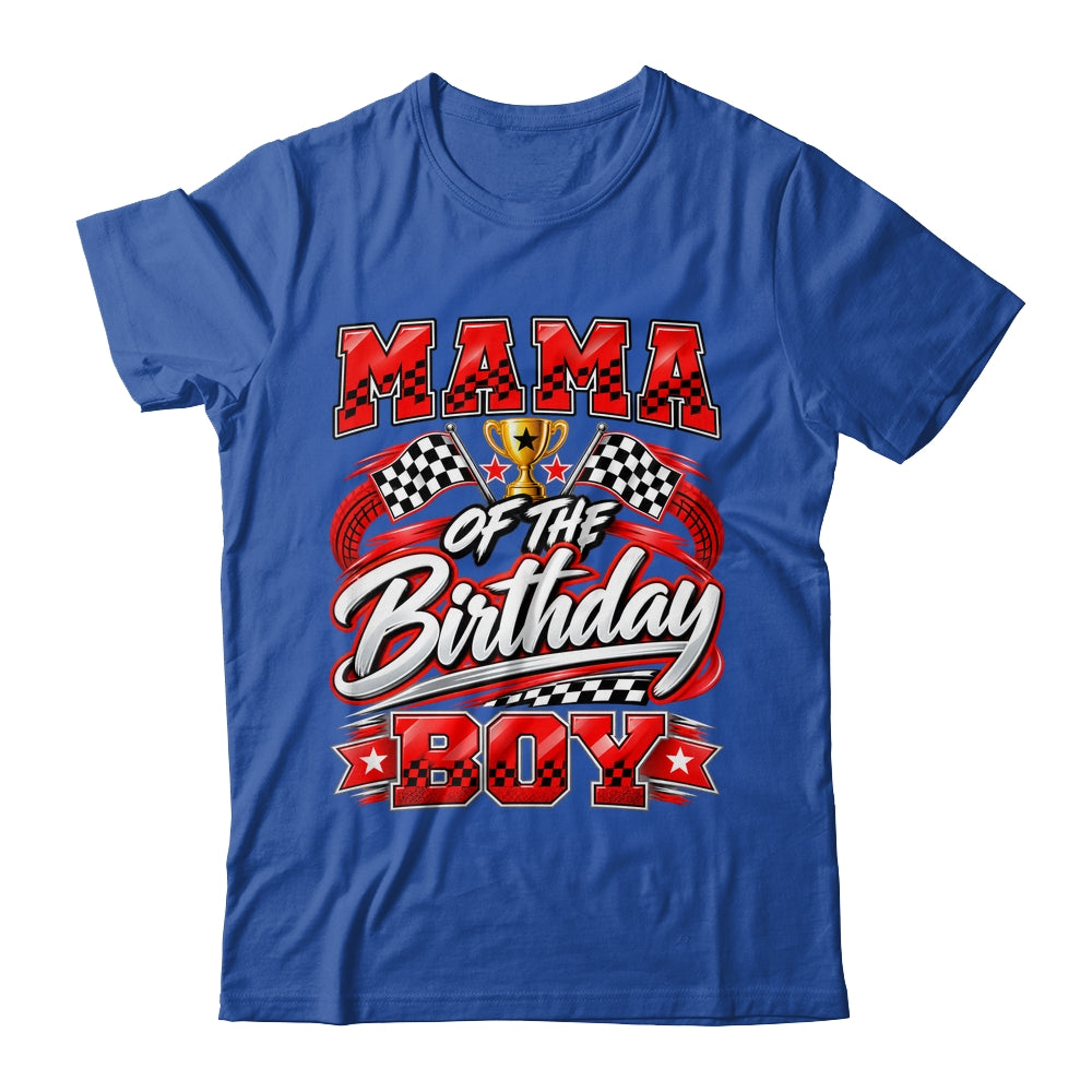 Mama Of The Birthday Boy Race Car Family Pit Crew Shirt & Hoodie | teecentury