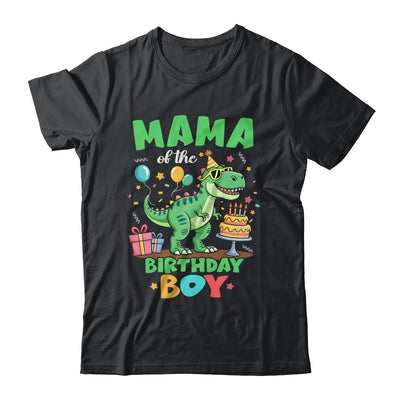 Mama Of The Birthday Boy T Rex Dinosaur Family Party Shirt & Hoodie | teecentury