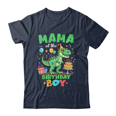 Mama Of The Birthday Boy T Rex Dinosaur Family Party Shirt & Hoodie | teecentury