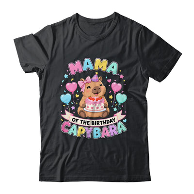 Mama Of The Birthday Capybara Birthday Girl Family Shirt & Hoodie | teecentury