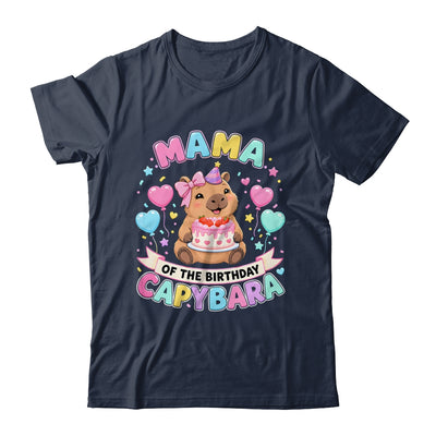 Mama Of The Birthday Capybara Birthday Girl Family Shirt & Hoodie | teecentury