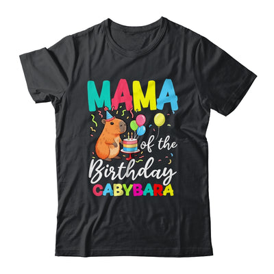 Mama Of The Birthday Capybara Girl Bday Party Family Shirt & Hoodie | teecentury