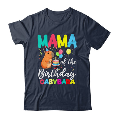 Mama Of The Birthday Capybara Girl Bday Party Family Shirt & Hoodie | teecentury
