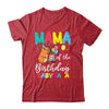 Mama Of The Birthday Capybara Girl Bday Party Family Shirt & Hoodie | teecentury