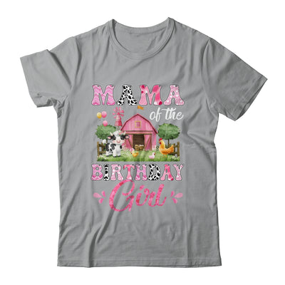 Mama Of The Birthday Girl 1st Birthday Cow Farm Family Shirt & Hoodie | teecentury