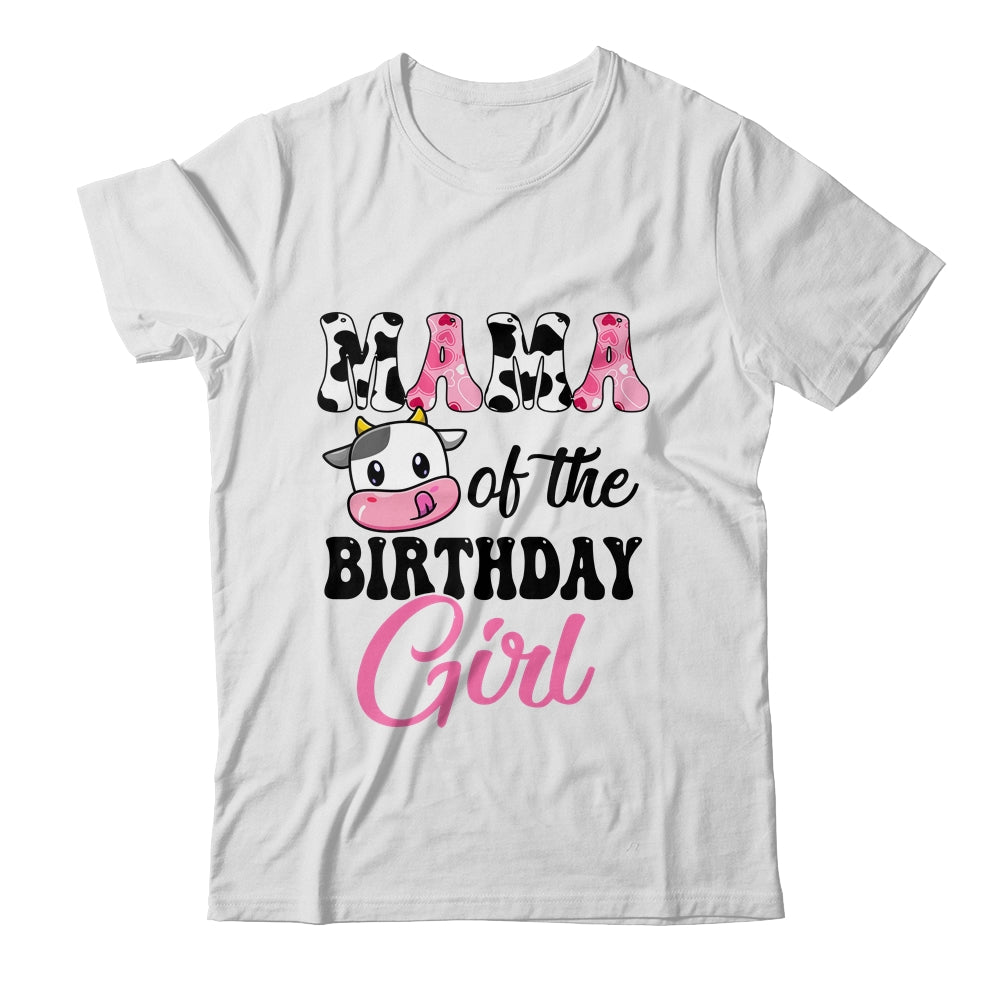 Mama Of The Birthday Girl Farm Cow 1st Birthday Girl Shirt & Hoodie | teecentury
