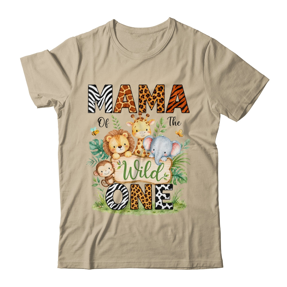 Mama Of The Wild One First Birthday Boy Jungle Safari Shirt & Hoodie | teecentury