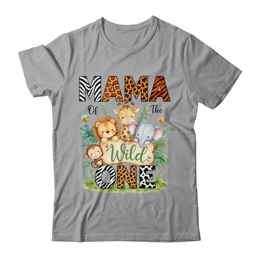 Mama Of The Wild One First Birthday Boy Jungle Safari Shirt & Hoodie | teecentury