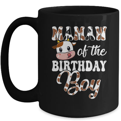 Mamaw Of The Birthday Boy Cow Farm 1st Birthday Boy Mug | teecentury
