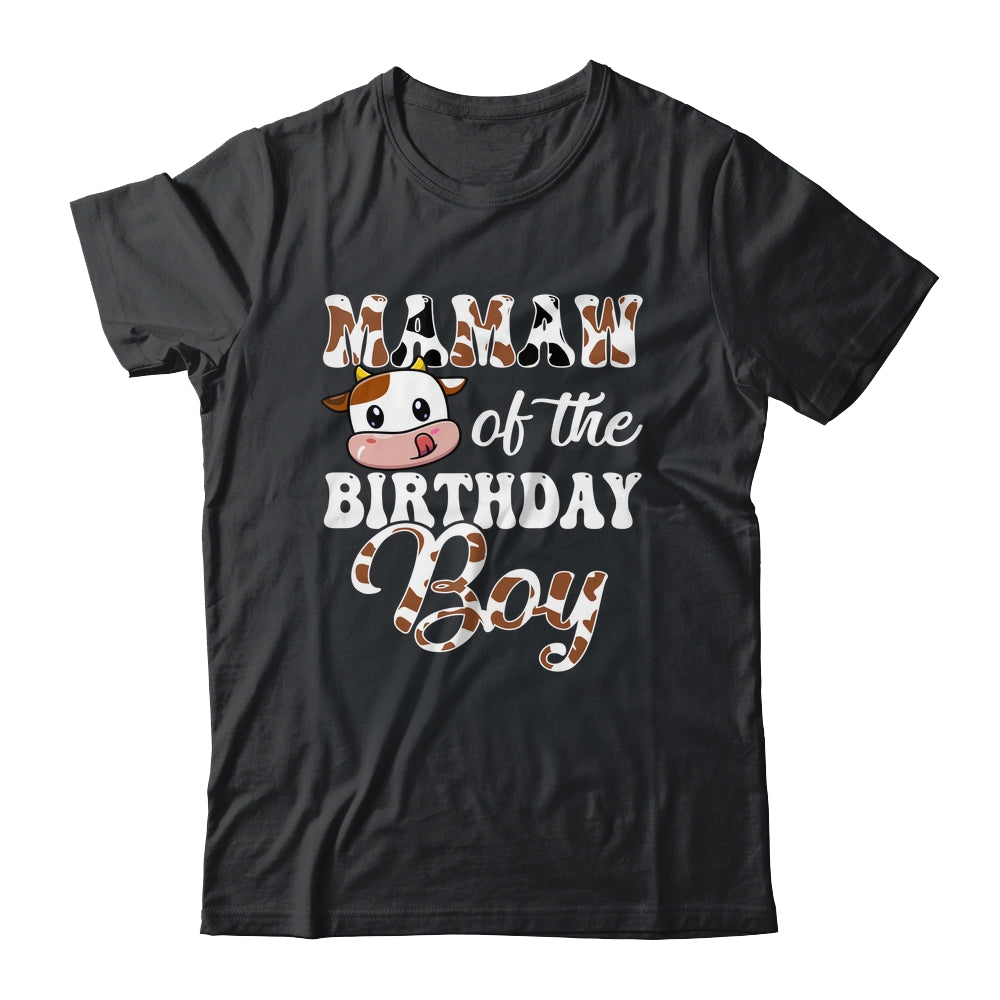 Mamaw Of The Birthday Boy Cow Farm 1st Birthday Boy Shirt & Hoodie | teecentury