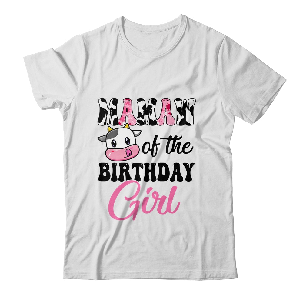 Mamaw Of The Birthday Girl Cow Farm 1st Birthday Girl Shirt & Hoodie | teecentury