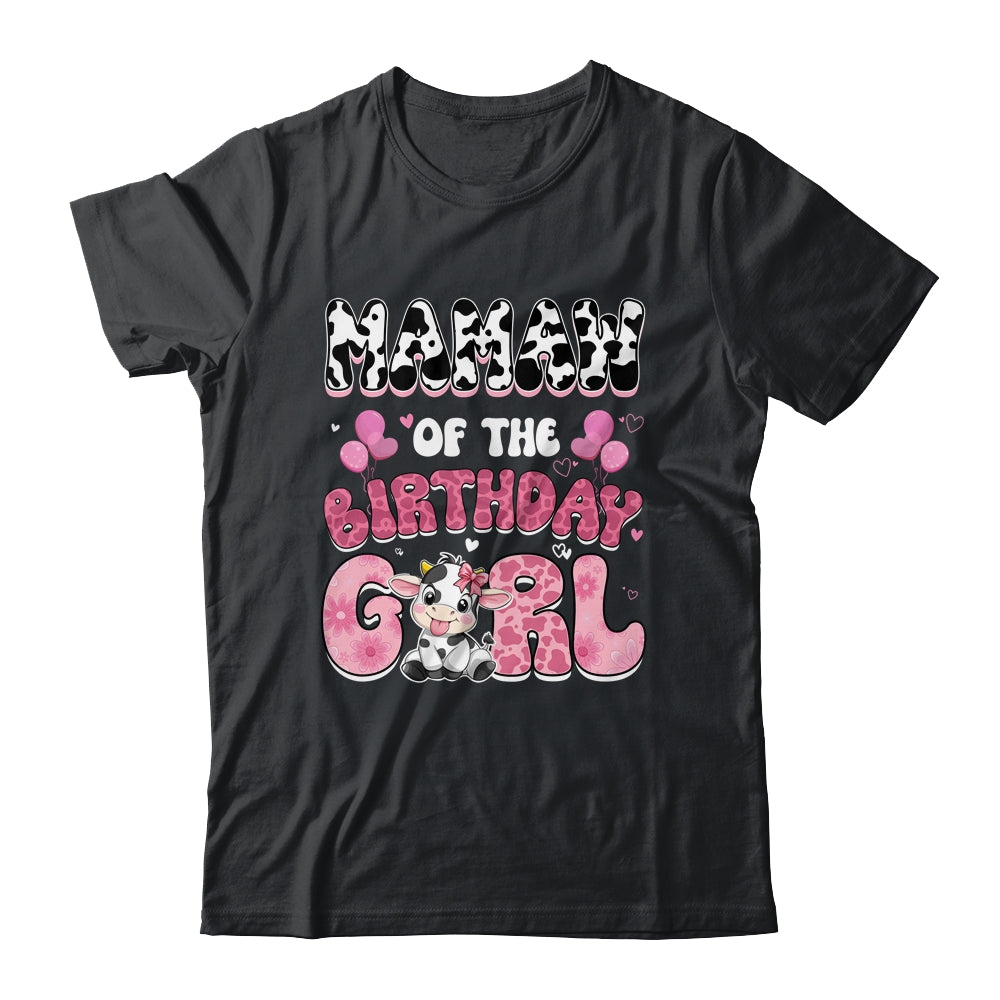 Mamaw Of The Birthday Girl Cow Farm Family 1st Birthday Shirt & Hoodie | teecentury