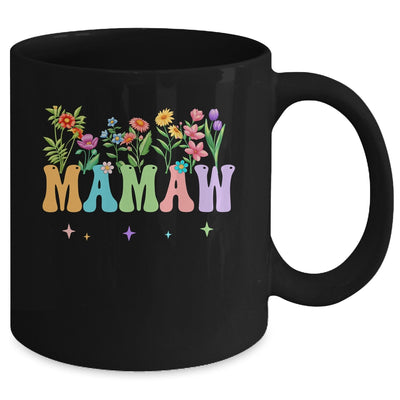 Mamaw Women Wildflower Floral Design Mamaw Mothers Day Mug | teecentury