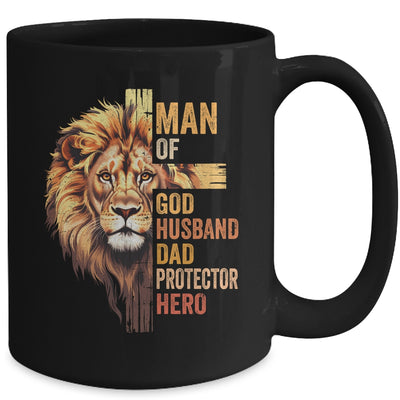 Man Of God Christian Dad Bible Verse Religious Father's Day Mug | teecentury