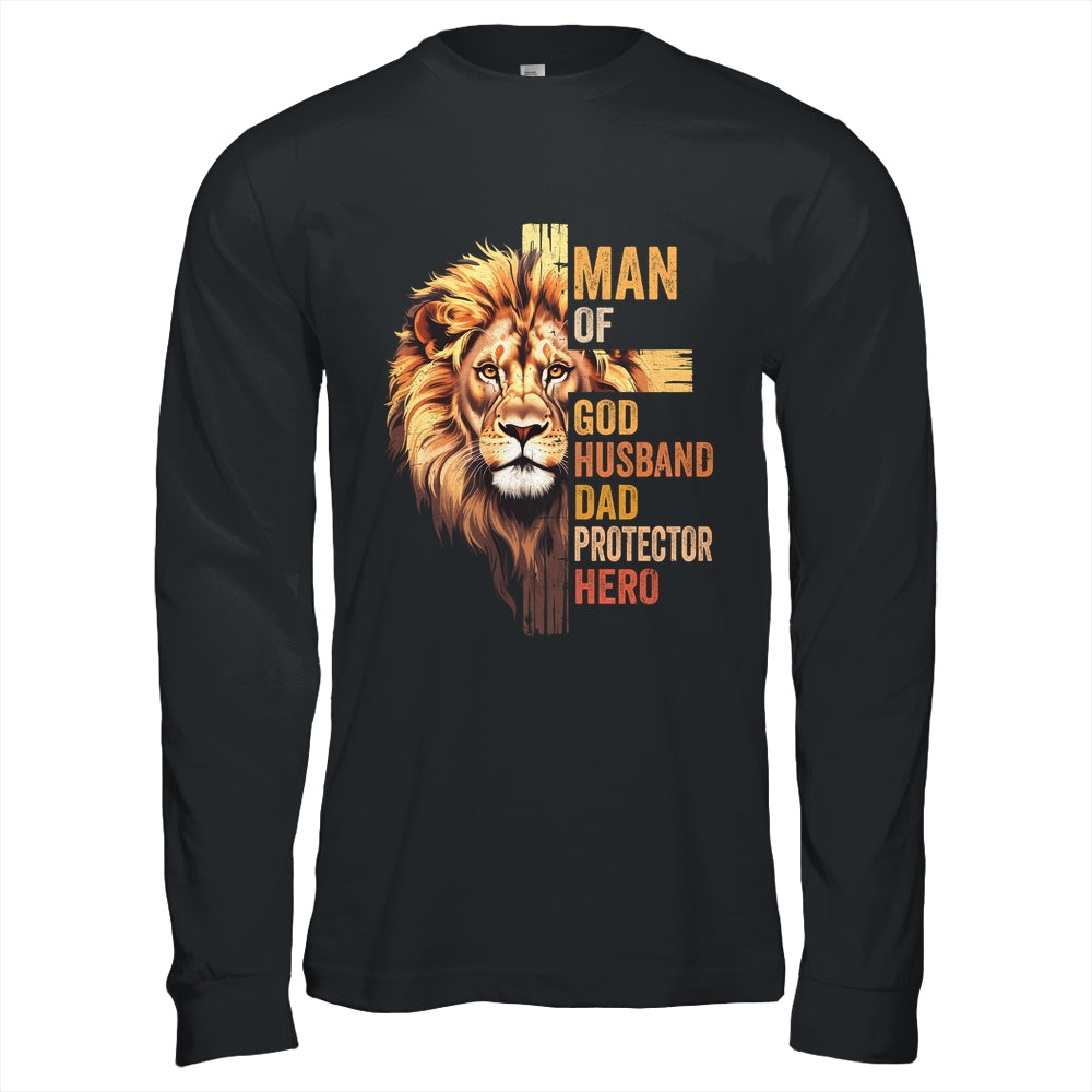 Man Of God Christian Dad Bible Verse Religious Father's Day Shirt & Hoodie | teecentury