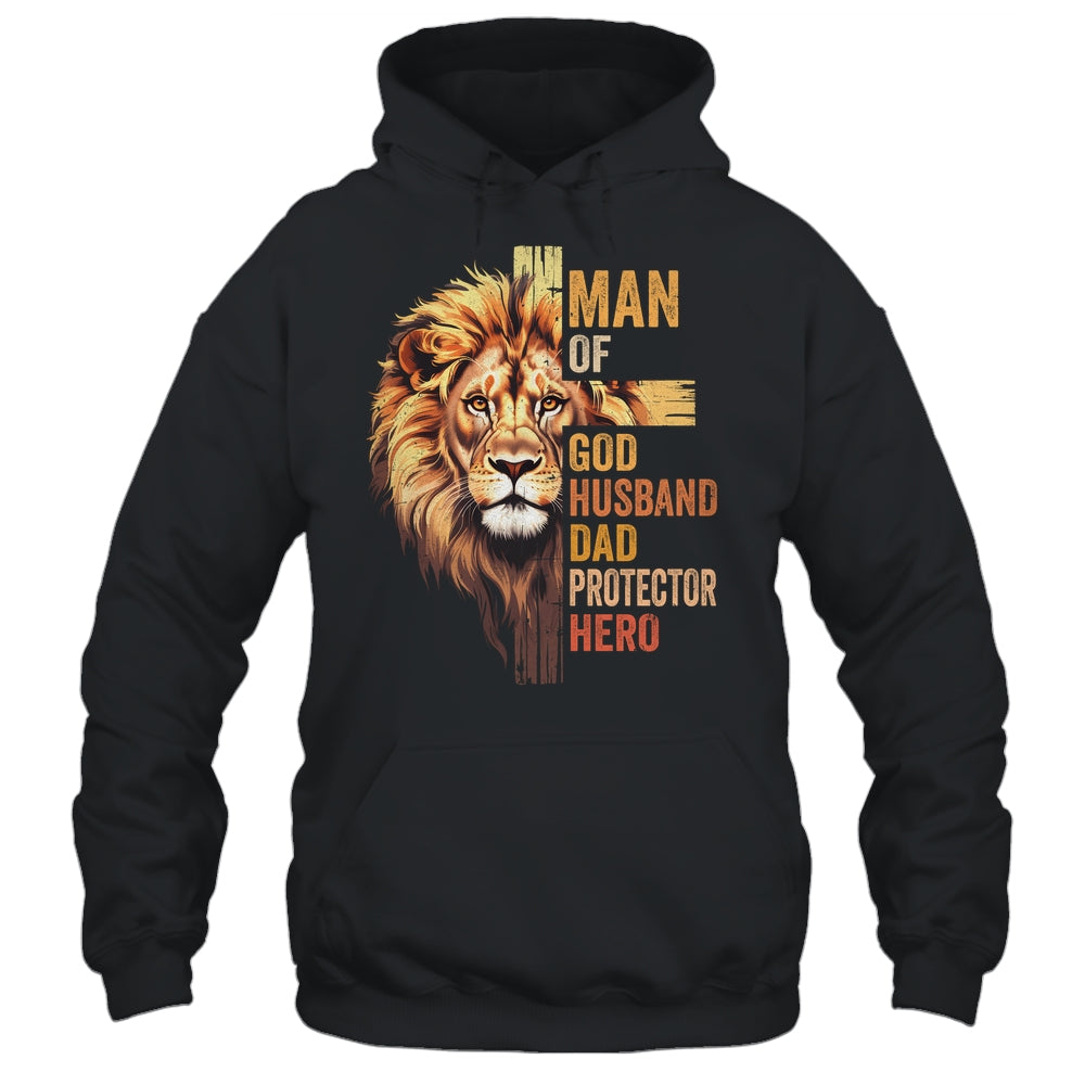 Man Of God Christian Dad Bible Verse Religious Father's Day Shirt & Hoodie | teecentury