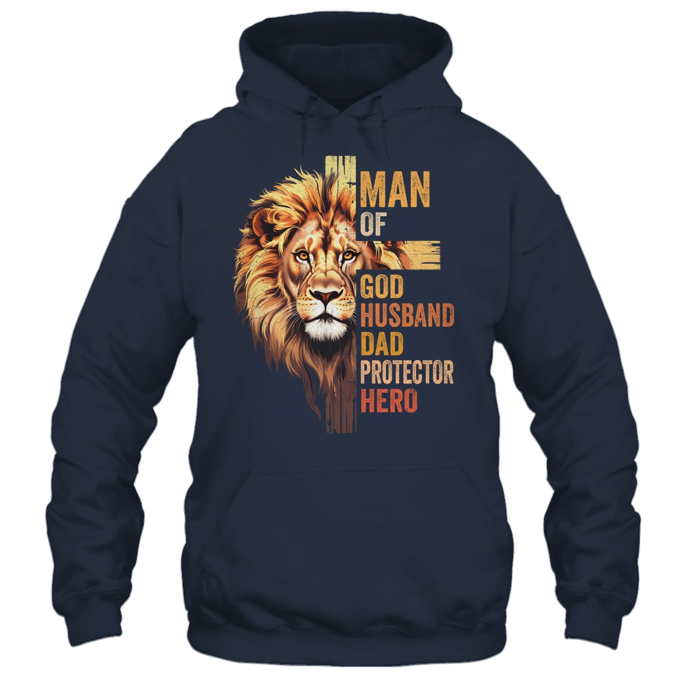 Man Of God Christian Dad Bible Verse Religious Father's Day Shirt & Hoodie | teecentury