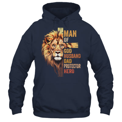 Man Of God Christian Dad Bible Verse Religious Father's Day Shirt & Hoodie | teecentury