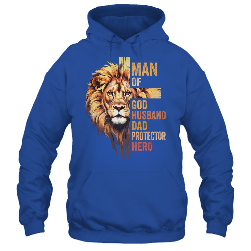 Man Of God Christian Dad Bible Verse Religious Father's Day Shirt & Hoodie | teecentury