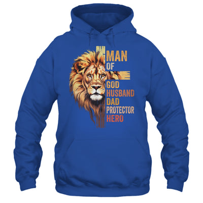 Man Of God Christian Dad Bible Verse Religious Father's Day Shirt & Hoodie | teecentury