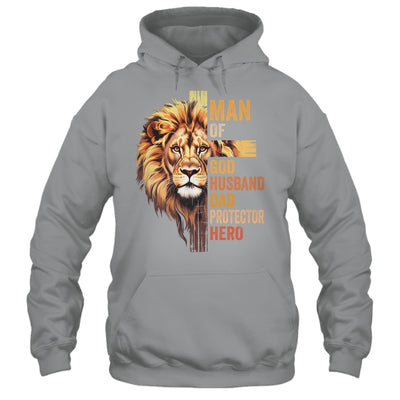 Man Of God Christian Dad Bible Verse Religious Father's Day Shirt & Hoodie | teecentury