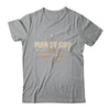 Man Of God Husband Dad Papa Cross Christian Fathers Day Shirt & Hoodie | teecentury