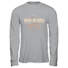 Man Of God Husband Dad Papa Cross Christian Fathers Day Shirt & Hoodie | teecentury