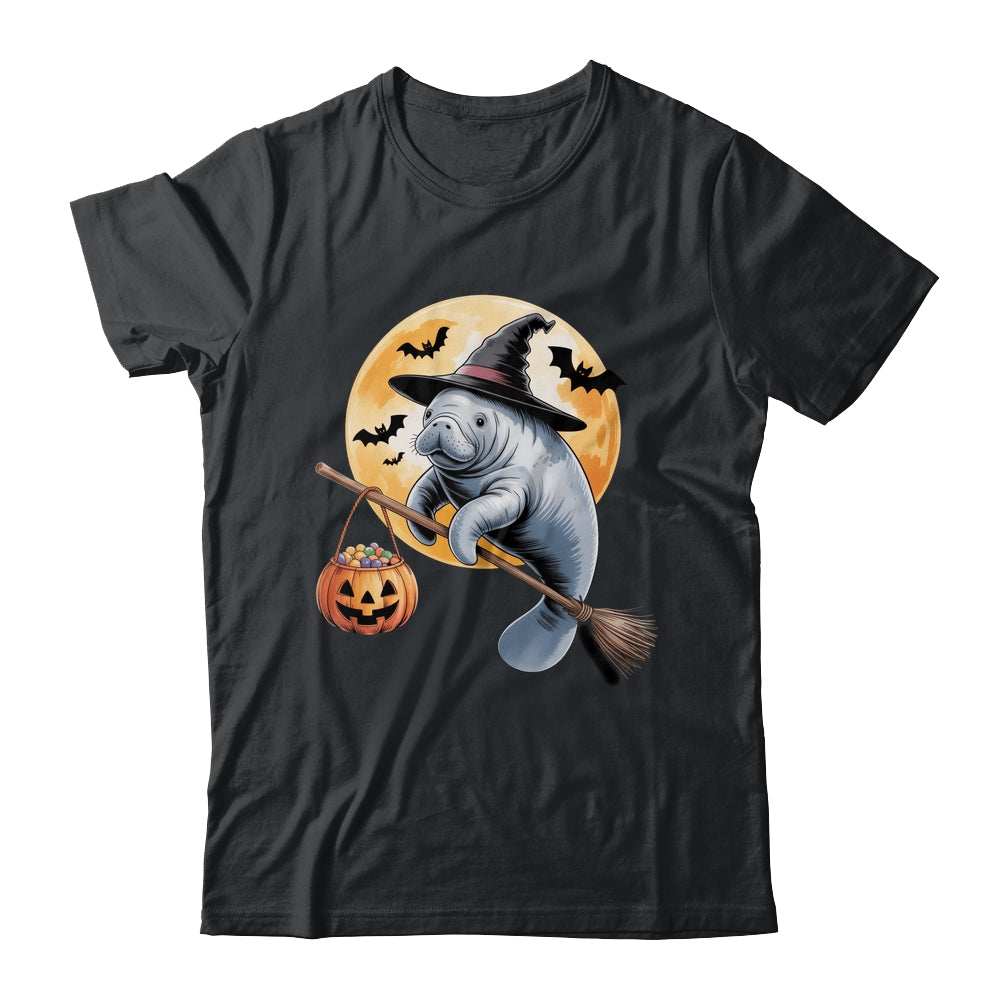 Manatee Witch Hat Pumpkin Halloween Costume Men Women Kids Shirt & Hoodie | teecentury