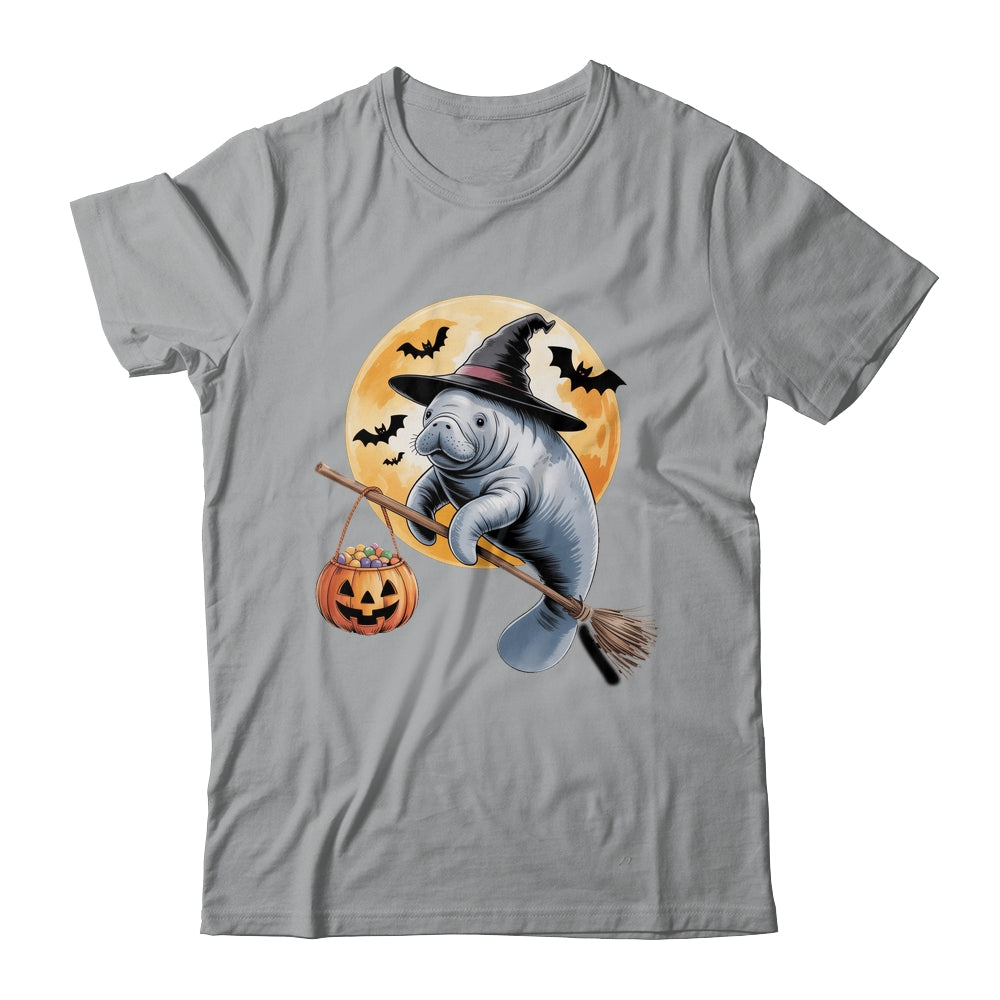 Manatee Witch Hat Pumpkin Halloween Costume Men Women Kids Shirt & Hoodie | teecentury