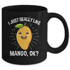 Mango Lover I Just Really Like Mango Fruit Women Men Kids Mug | teecentury