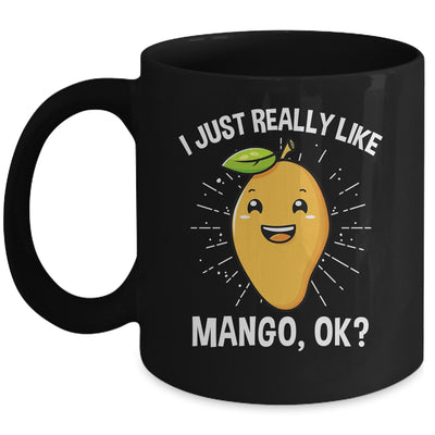 Mango Lover I Just Really Like Mango Fruit Women Men Kids Mug | teecentury