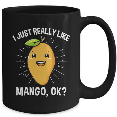 Mango Lover I Just Really Like Mango Fruit Women Men Kids Mug | teecentury