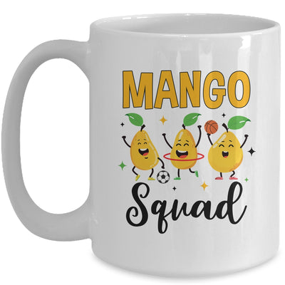 Mango Squad Summer Funny Mango Fruit Lovers Women Men Kids Mug | teecentury