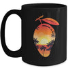 Mangos Fruit Lovers Exotic Mango Tropical Design Sunset Mug | teecentury