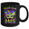 Mardi Gras 2025 Costume With Mask Outfit Carnival Party Mug | teecentury