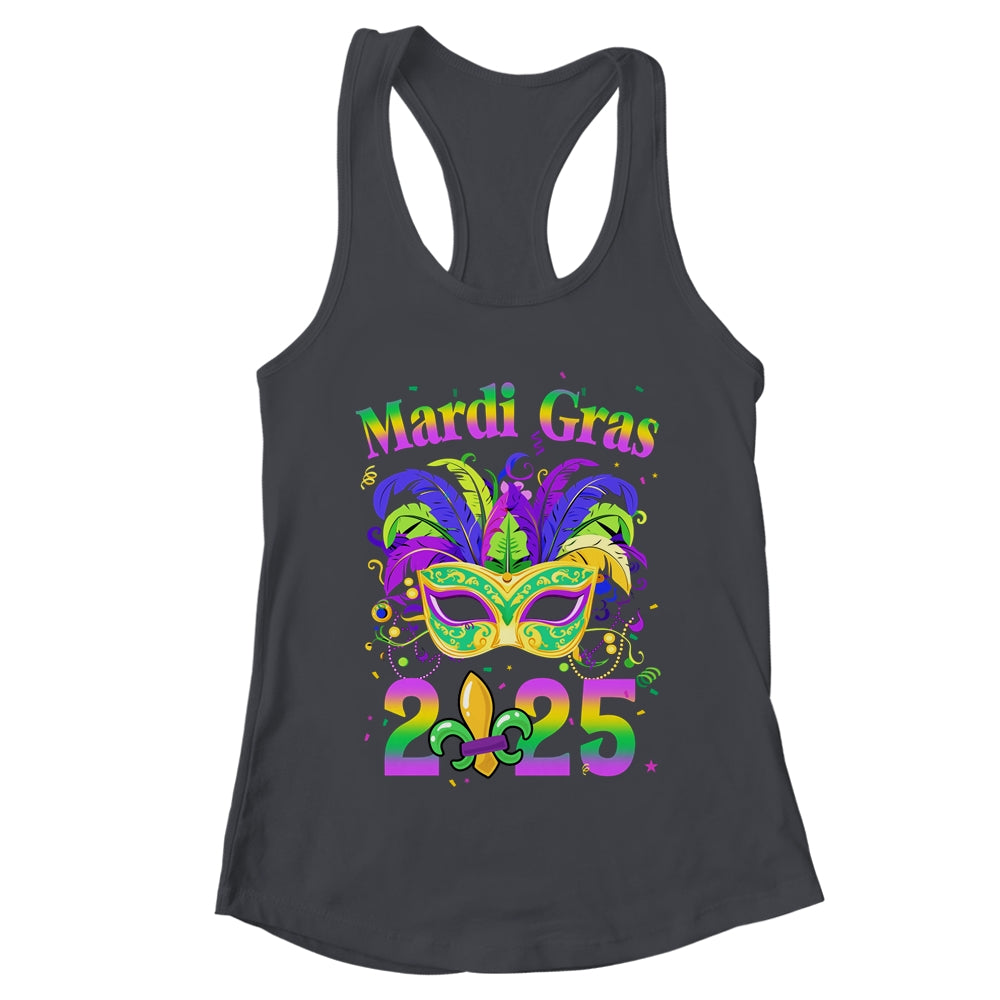 Mardi Gras 2025 Costume With Mask Outfit Carnival Party Shirt & Tank Top | teecentury