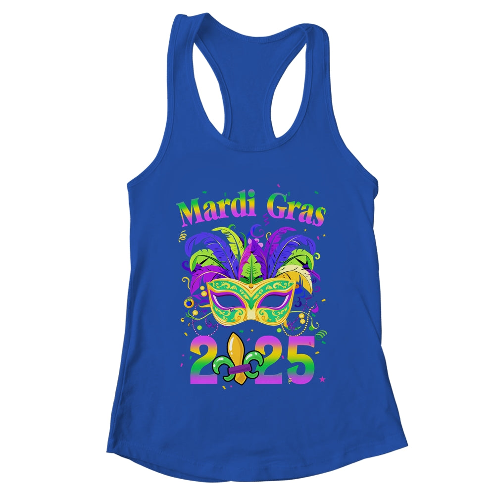 Mardi Gras 2025 Costume With Mask Outfit Carnival Party Shirt & Tank Top | teecentury